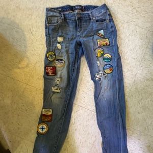 Torrid patch boyfriend jeans